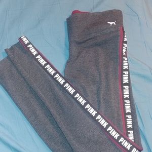 Grey leggings from Pink